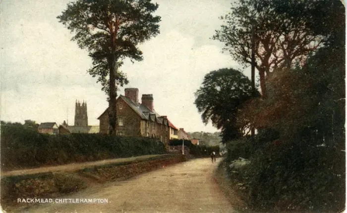 Framed Print : The Village, Rackmead, Chittlehampton, England Framed Print : The Village, Rackmead, Chittlehampton, England