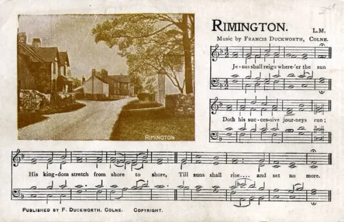 Framed Print : The Village, Rimington, Lancashire Framed Print : The Village, Rimington, Lancashire