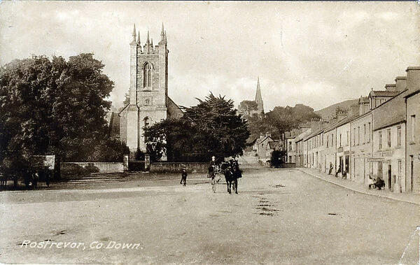 The Village, Rostrevor, Newry, County Down, Ireland. Date: 1932