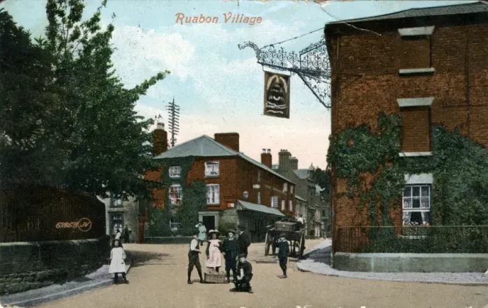 Framed Print : The Village, Ruabon, Denbighshire Framed Print : The Village, Ruabon, Denbighshire