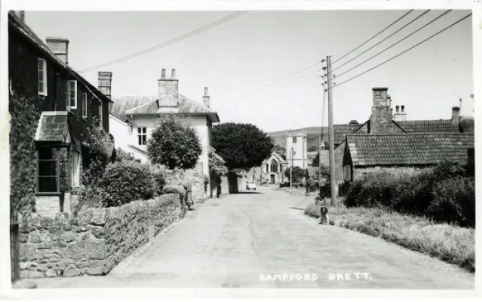 Framed Print : The Village, Sampford Brett, Williton, England