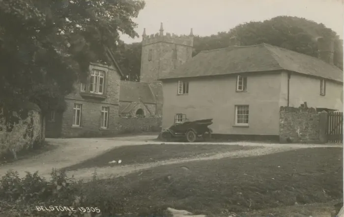 Framed Print : The Village (Showing what is now the Tors Inn) Framed Print : The Village (Showing what is now the Tors Inn)
