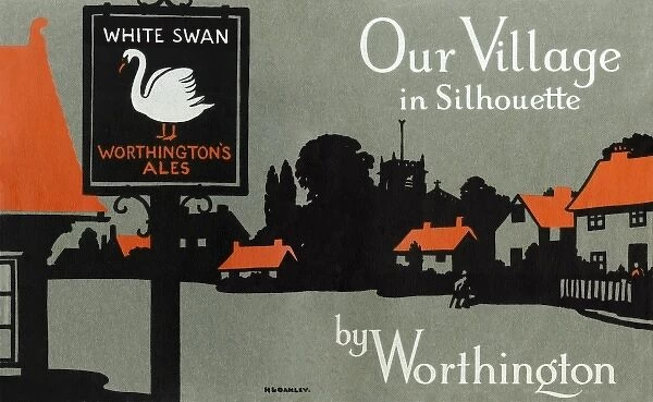 Our Village in Silhouette by Worthington