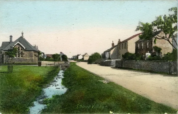 Framed Print : The Village, Snape, Bedale, England Framed Print : The Village, Snape, Bedale, England