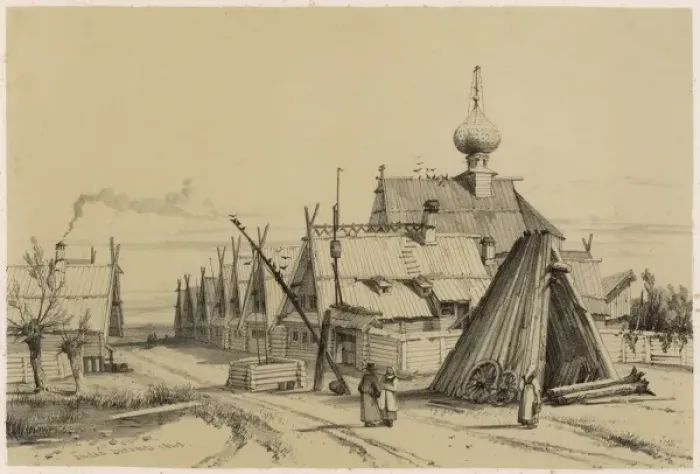 Framed Print : Village, St Petersburg Framed Print : Village, St Petersburg