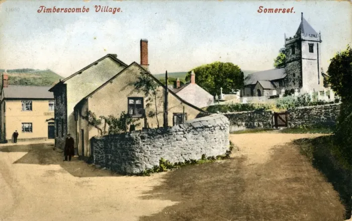 Framed Print : The Village, Timberscombe, Somerset Framed Print : The Village, Timberscombe, Somerset