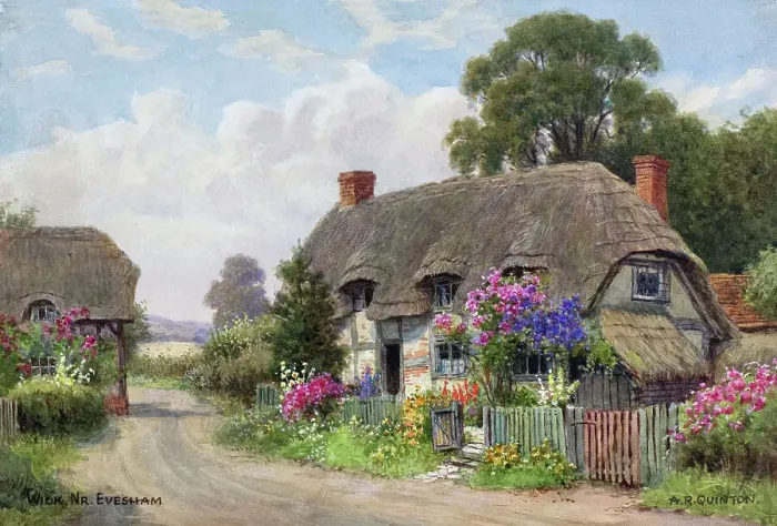 Framed Print : Village of Wick, near Evesham, Worcestershire Framed Print : Village of Wick, near Evesham, Worcestershire