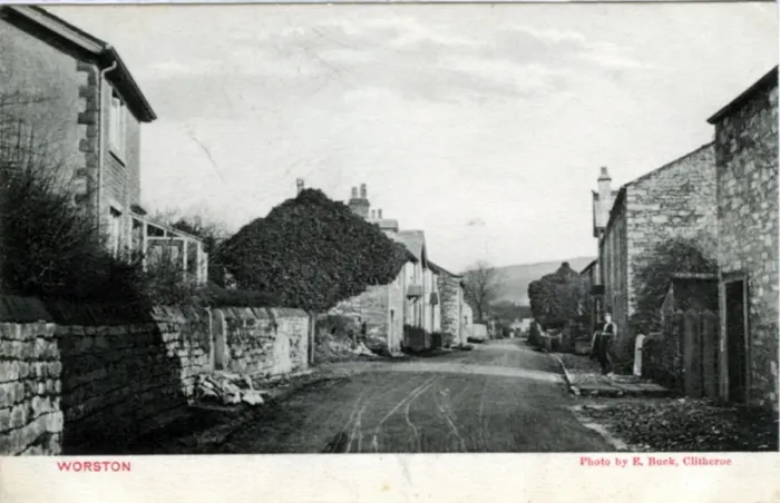 Framed Print : The Village, Worston, Lancashire Framed Print : The Village, Worston, Lancashire