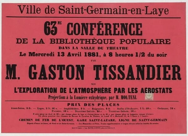 Ville de Saint-Germain-en-Laye. 63me conference de la biblio