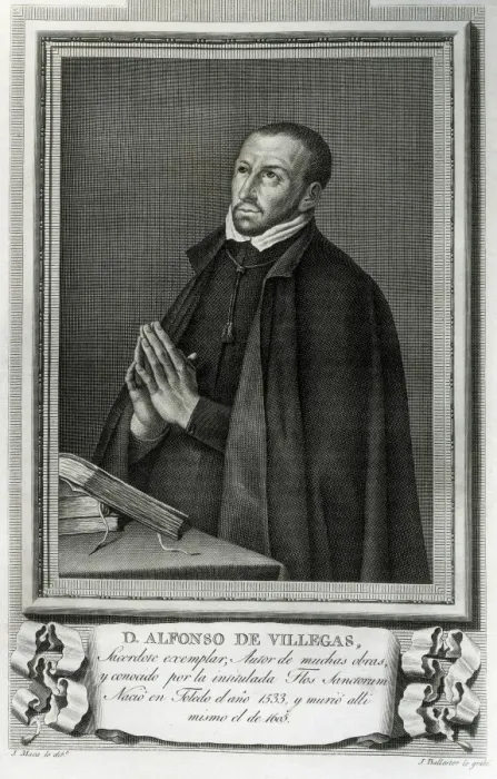 Framed Print : VILLEGAS, Alonso de (1533-1605). Engraving Framed Print : VILLEGAS, Alonso de (1533-1605). Engraving