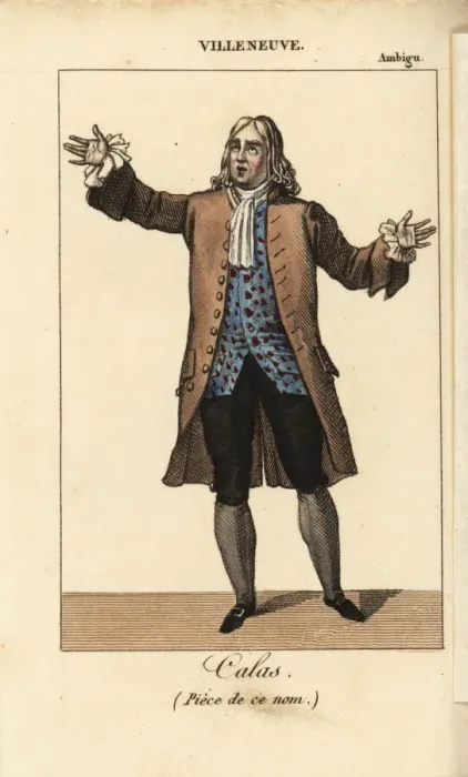 Framed Print : Villeneuve as Calas in the play Calas by Victor Framed Print : Villeneuve as Calas in the play Calas by Victor