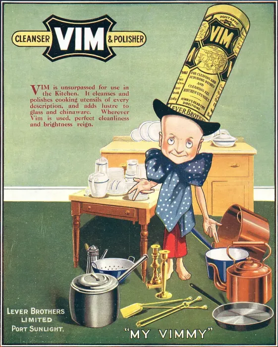 Framed Print : Vim Advertisement Framed Print : Vim Advertisement
