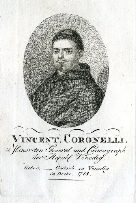 Framed Print : Vincent Coronelli - Cartographer Framed Print : Vincent Coronelli - Cartographer