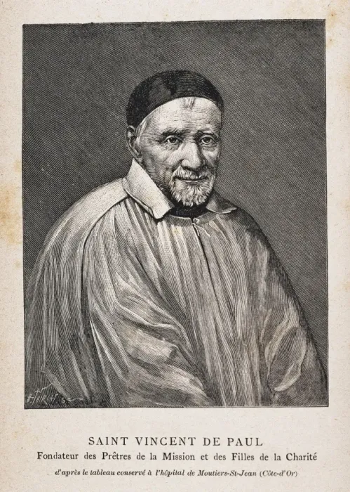 Framed Print : Vincent De Paul, Saint (1581-1660). French priest Framed Print : Vincent De Paul, Saint (1581-1660). French priest