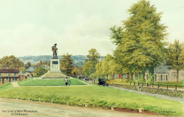 Framed Print : The Vine and War Memorial, Sevenoaks, Kent Framed Print : The Vine and War Memorial, Sevenoaks, Kent