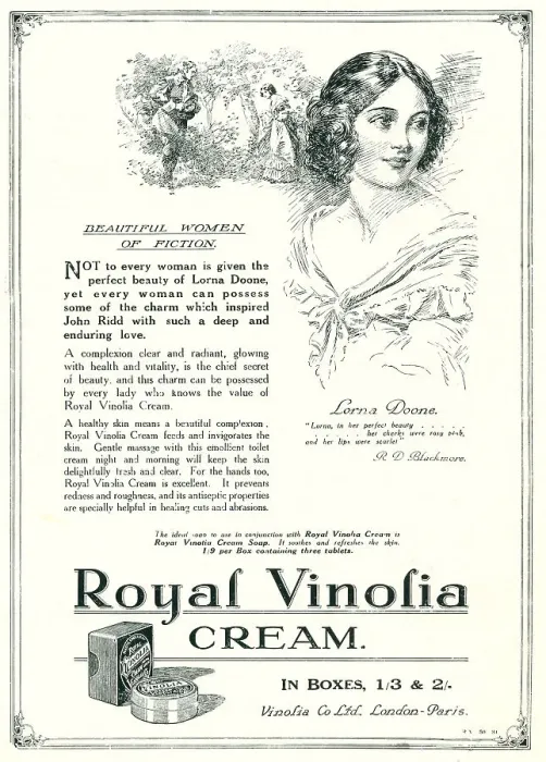 Framed Print : Vinolia Company Advertisement