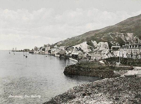 Vintage 19th century photograph:, Aberdovey, Aberdyfi, Wales