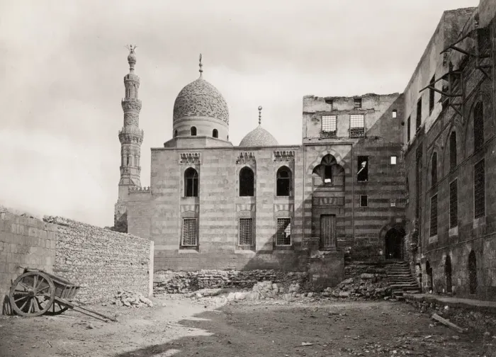 Framed Print : Vintage 19th century photograph: archetecture, Tombs of the Caliphs, City of the Dead Framed Print : Vintage 19th century photograph: archetecture, Tombs of the Caliphs, City of the Dead