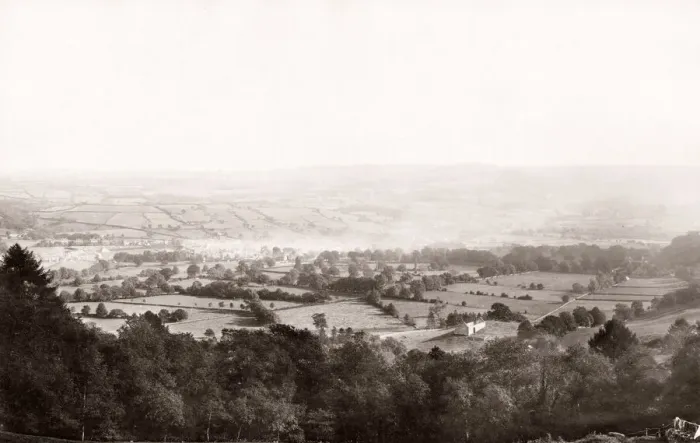 Framed Print : Vintage 19th century photograph - United Kingdom - Llanrwst, Cony, Wales Framed Print : Vintage 19th century photograph - United Kingdom - Llanrwst, Cony, Wales