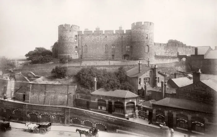 Framed Print : Vintage 19th century photograph - United Kingdom - Shrewsbury Castle Framed Print : Vintage 19th century photograph - United Kingdom - Shrewsbury Castle