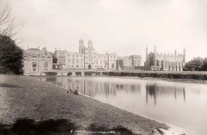 Framed Print : Vintage 19th century photograph - United Kingdom - Stonyhurst Collgee Framed Print : Vintage 19th century photograph - United Kingdom - Stonyhurst Collgee