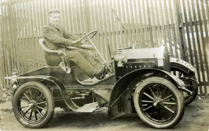 Framed Print : Vintage Car (awaiting identification), England