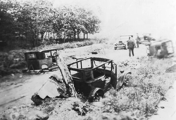 Vintage Car Crash