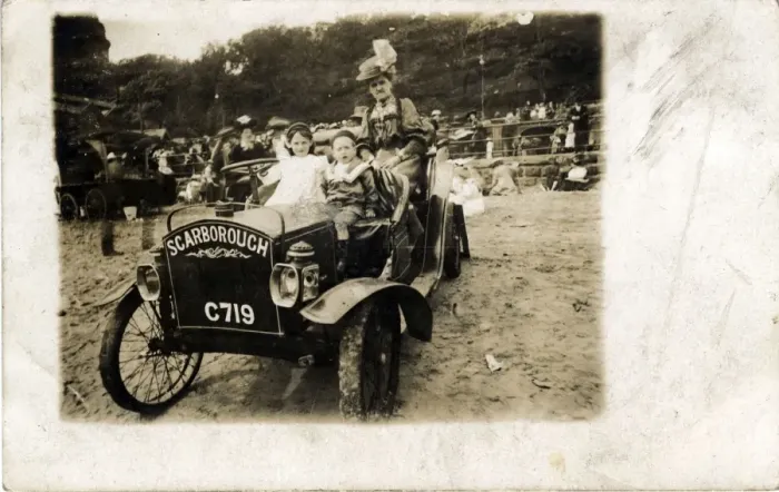 Framed Print : Vintage Cyclecar, The Beech, Scarborough, England Framed Print : Vintage Cyclecar, The Beech, Scarborough, England
