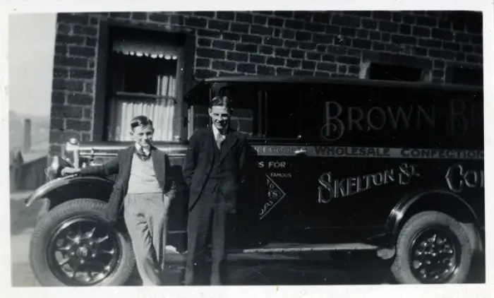 Framed Print : Vintage Delivery Van (awaiting identification - possibly a F Framed Print : Vintage Delivery Van (awaiting identification - possibly a F