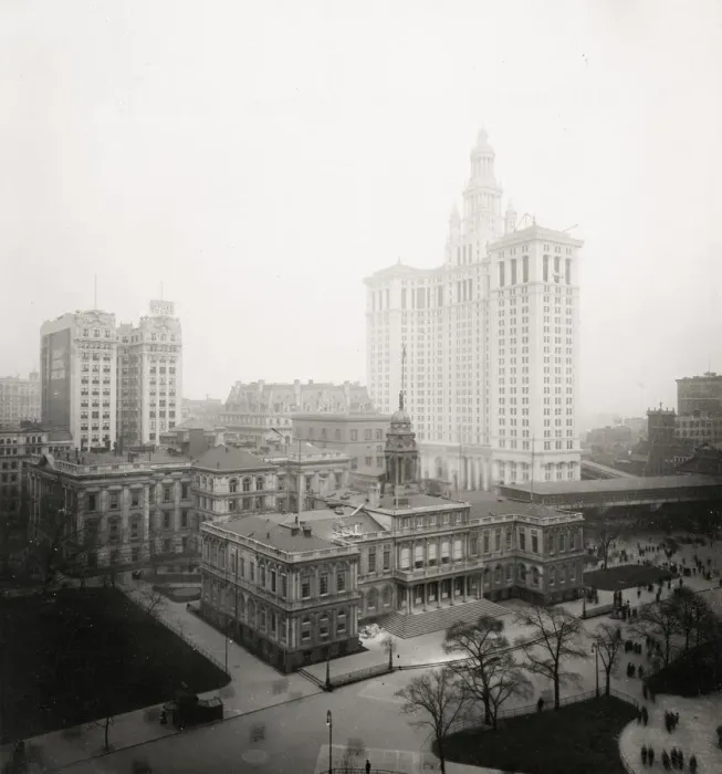 Framed Print : Vintage early 20th century press photograph: City Hall, Manhattan Municipal Buidling New Framed Print : Vintage early 20th century press photograph: City Hall, Manhattan Municipal Buidling New
