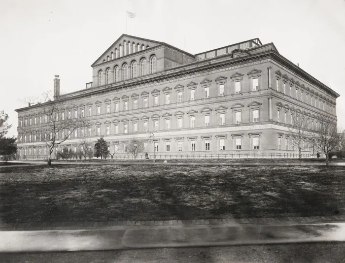 Framed Print : Vintage early 20th century press photograph: Pension Building, National Building Museum Framed Print : Vintage early 20th century press photograph: Pension Building, National Building Museum