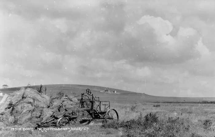 Framed Print : Vintage Farming Equipment in the Countryside Framed Print : Vintage Farming Equipment in the Countryside