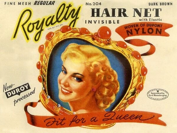 Vintage Hairnet Packaging - Royalty Hair Net