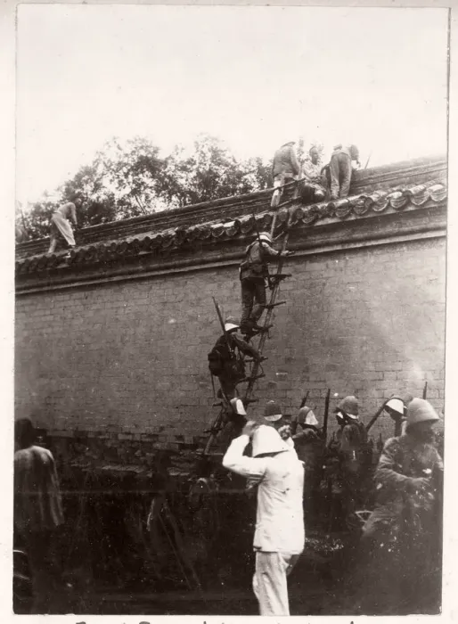 Framed Print : Vintage Photograph China c. 1900 - Boxer rebellion or uprising Framed Print : Vintage Photograph China c. 1900 - Boxer rebellion or uprising