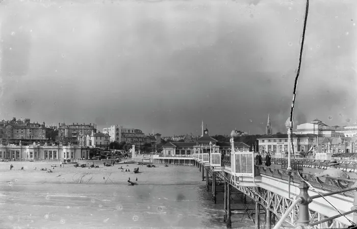 Framed Print : Vintage Seaside Pier Framed Print : Vintage Seaside Pier