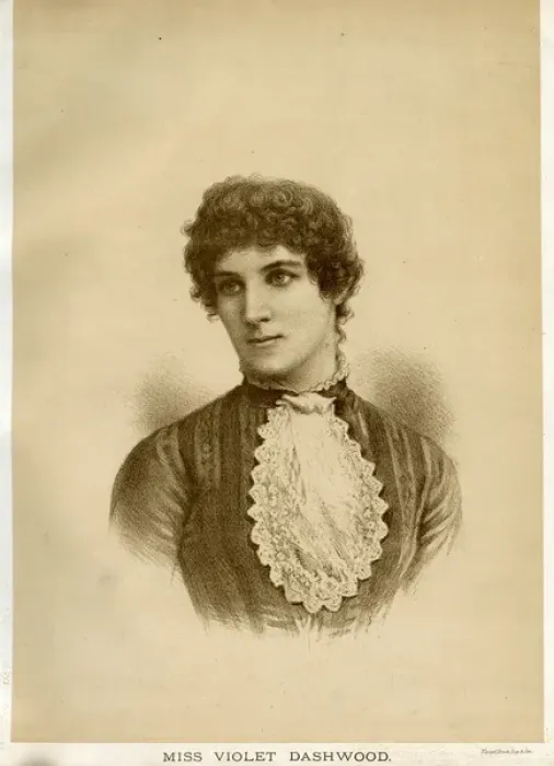Framed Print : Violet Dashwood / 1889 Framed Print : Violet Dashwood / 1889