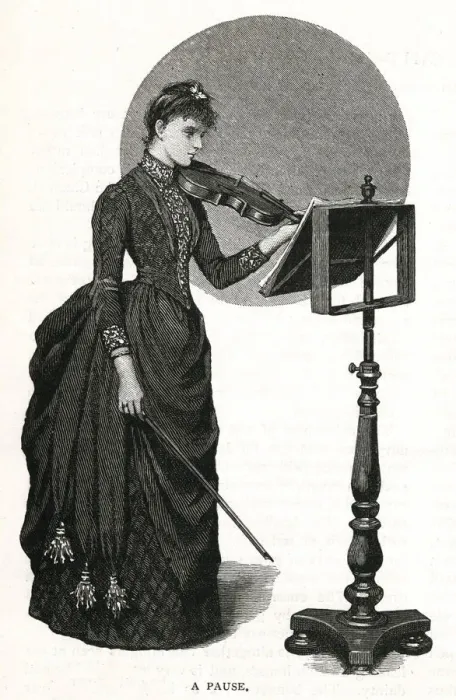 Framed Print : A VIOLINIST PAUSES Framed Print : A VIOLINIST PAUSES