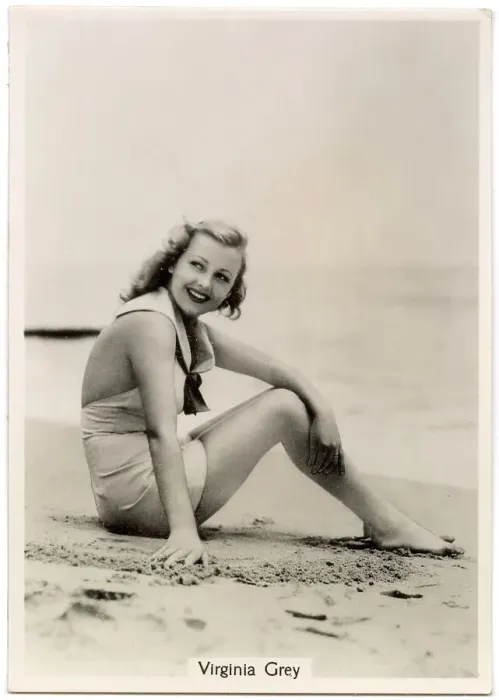 Framed Print : Virginia Grey, American actress in films, TV and radio Date: 1939 Framed Print : Virginia Grey, American actress in films, TV and radio Date: 1939