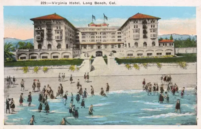 Framed Print : Virginia Hotel, Long Beach, California, USA Framed Print : Virginia Hotel, Long Beach, California, USA