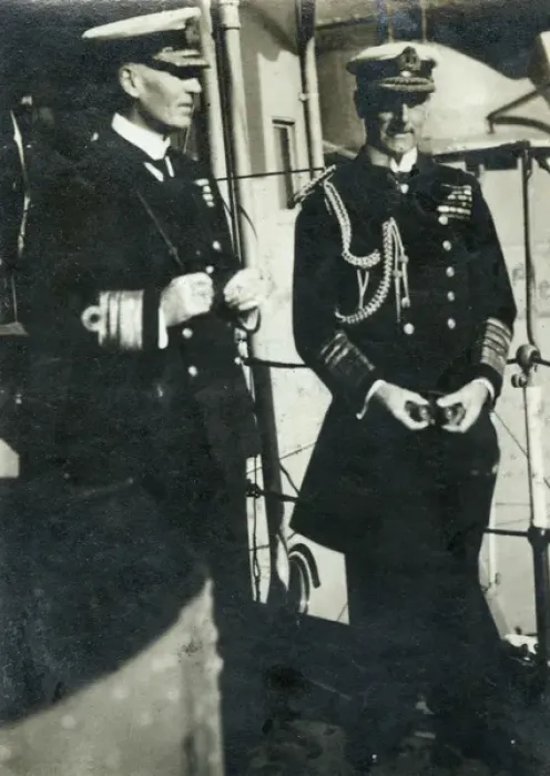 Framed Print : Viscount Jellicoe and Vice Admiral Sir Frederick Field Framed Print : Viscount Jellicoe and Vice Admiral Sir Frederick Field
