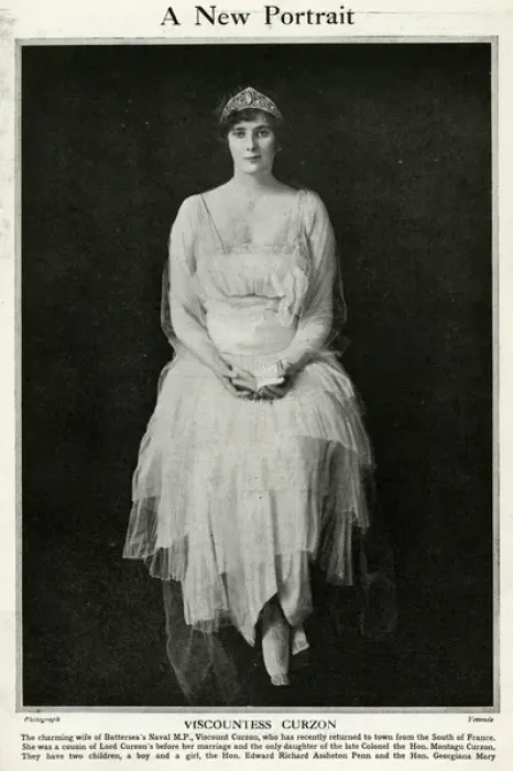 Framed Print : Viscountess Curzon by Madame Yevonde Framed Print : Viscountess Curzon by Madame Yevonde