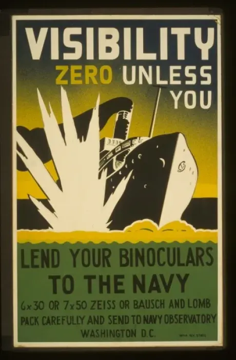 Framed Print : Visibility zero unless you lend your binoculars to the navy Framed Print : Visibility zero unless you lend your binoculars to the navy