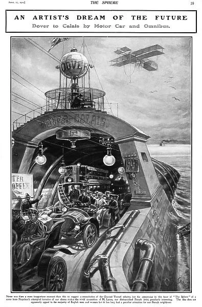 Vision of the Channel Tunnel in 1909