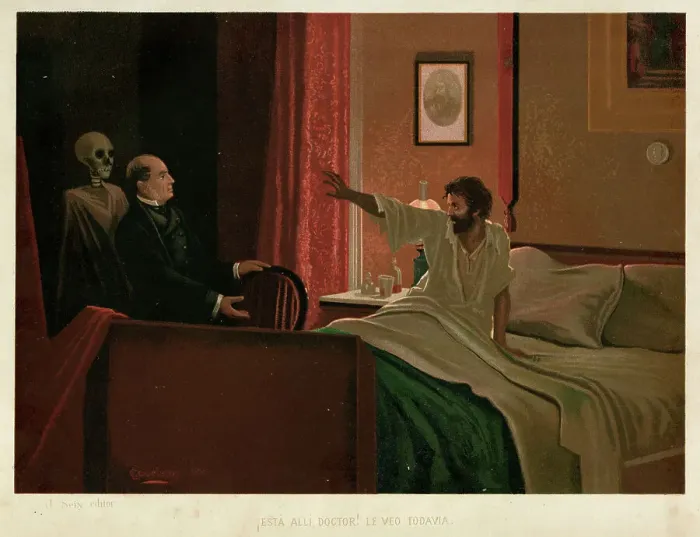 Framed Print : VISION OF DEATH Framed Print : VISION OF DEATH