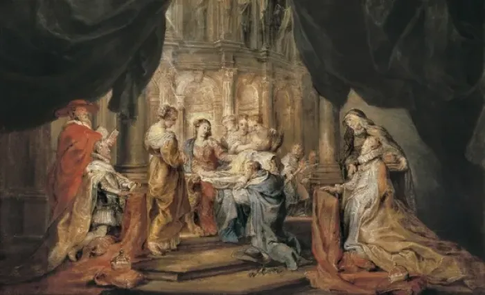 Framed Print : The Vision of Saint Ildefonso