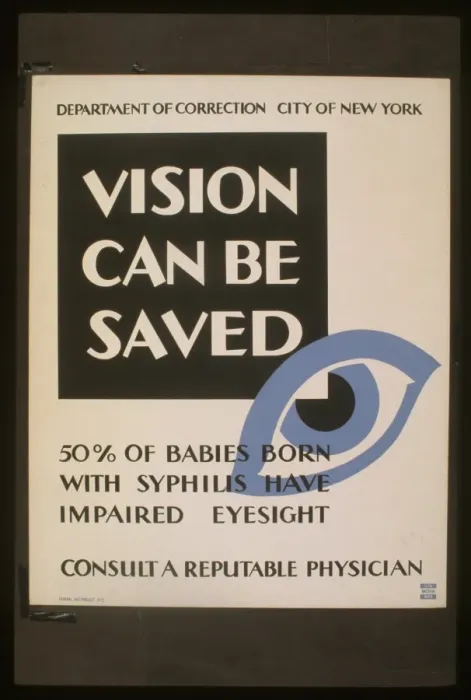 Framed Print : Vision can be saved 50% of babies born with syphilis have im Framed Print : Vision can be saved 50% of babies born with syphilis have im