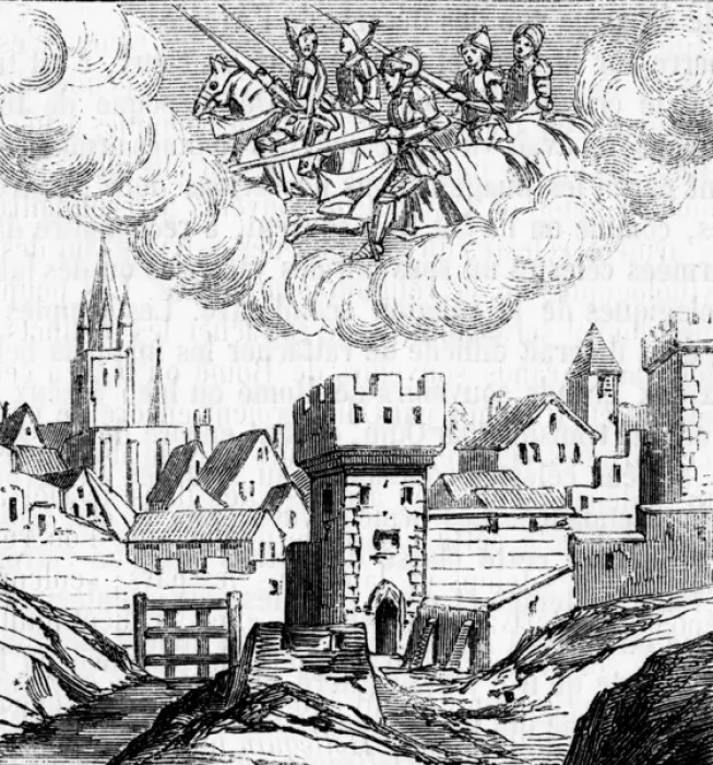 Framed Print : Vision in Sky / Army, C16 Framed Print : Vision in Sky / Army, C16