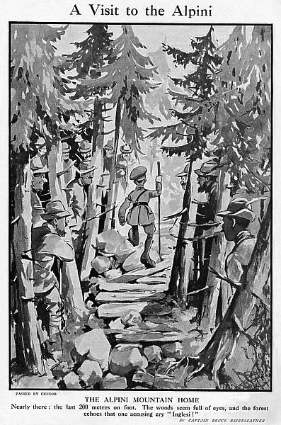 A Visit to the Alpini by Bruce Bairnsfather