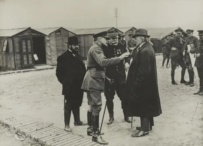 Framed Print : The visit of David Lloyd George, 12 September 1916 Framed Print : The visit of David Lloyd George, 12 September 1916