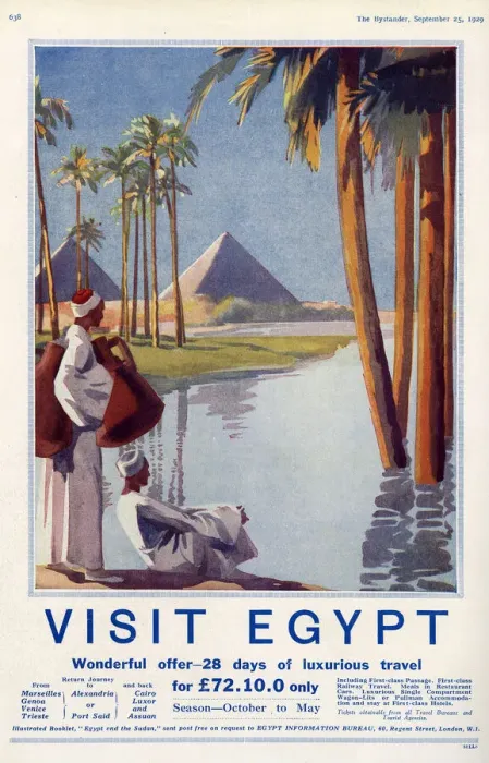Framed Print : Visit Egypt advertisement Framed Print : Visit Egypt advertisement